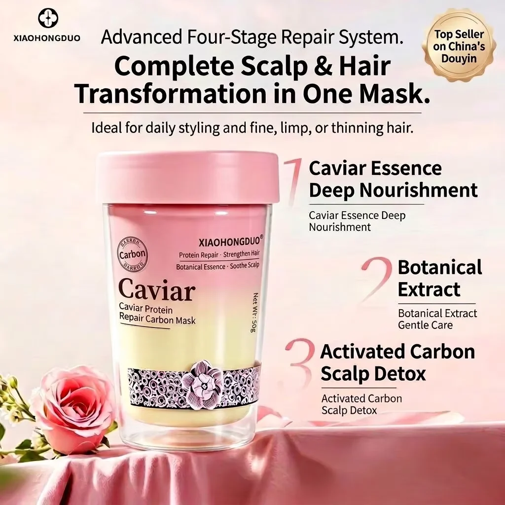 Caviar protein repair hair mask